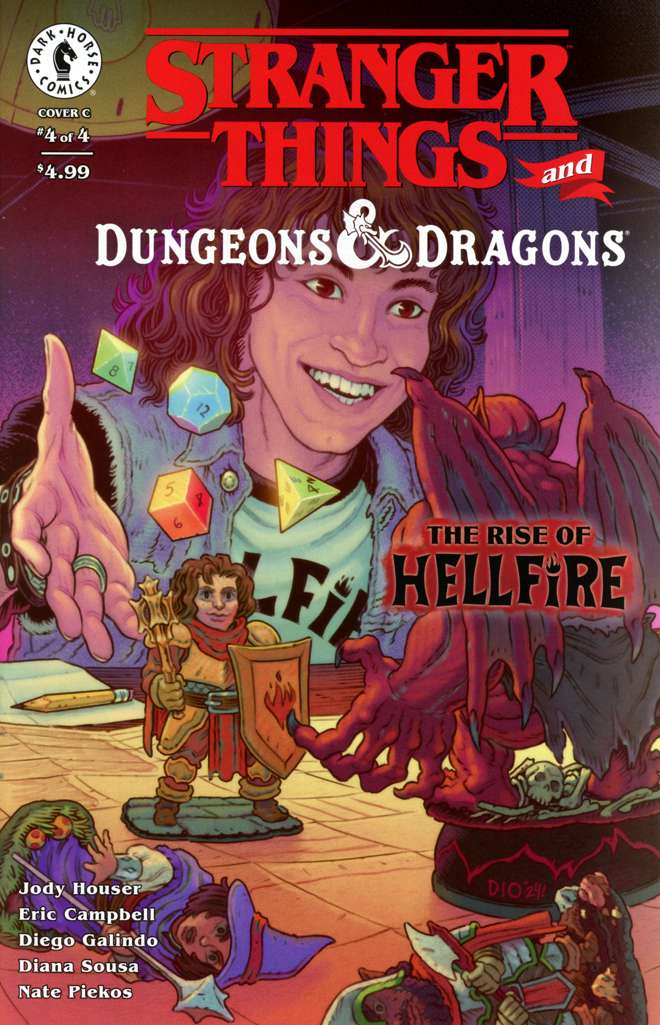 Stranger Things and Dungeons & Dragons: The Rise of Hellfire #4 Variation C