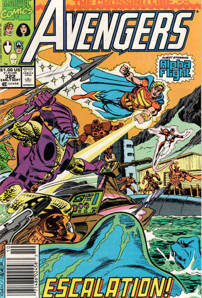 The Avengers #322 Newsstand Edition