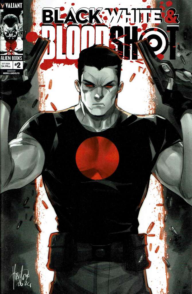 Black, White, & Bloodshot #2 Variation A