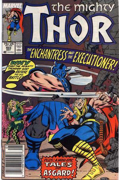 Thor #403 Newsstand Edition