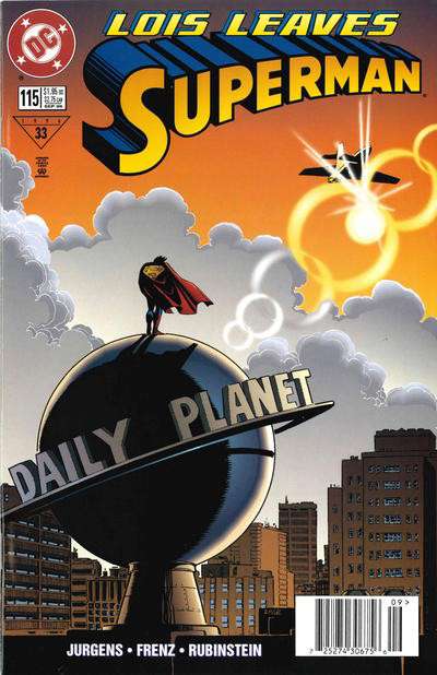 Superman (2nd Series) #115 Newsstand Edition