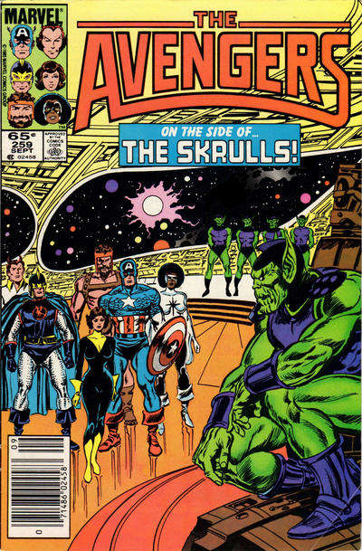 The Avengers #259 Newsstand Edition