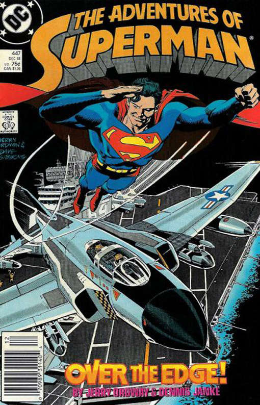 Adventures of Superman #447 Newsstand Edition