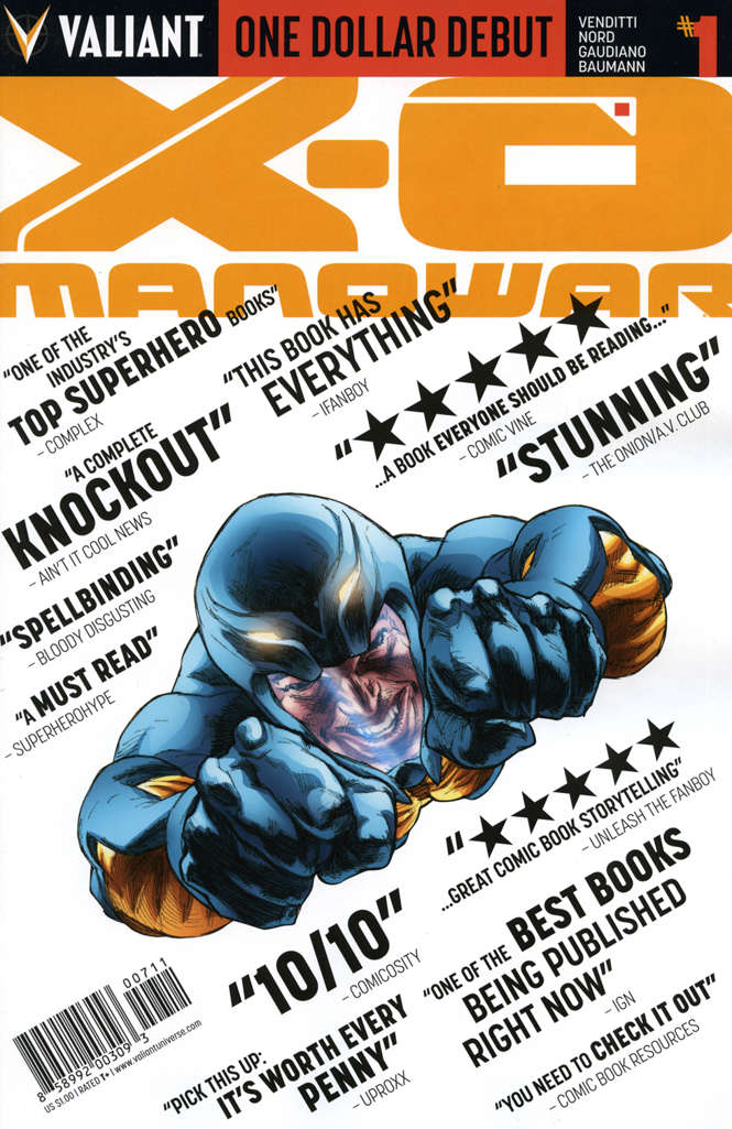 X-O Manowar (3rd Series) #1  - 6th printing