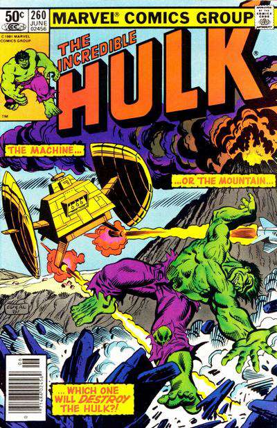 The Incredible Hulk #260 Newsstand Edition