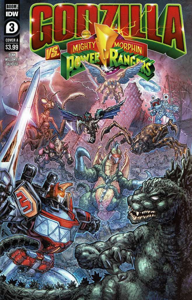 Godzilla Vs. The Mighty Morphin Power Rangers #3 Variation A
