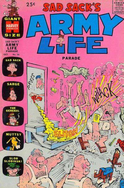 Sad Sack Army Life Parade #36