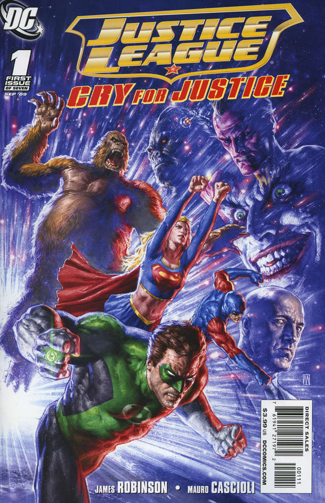 Justice League: Cry for Justice #1 Variation B
