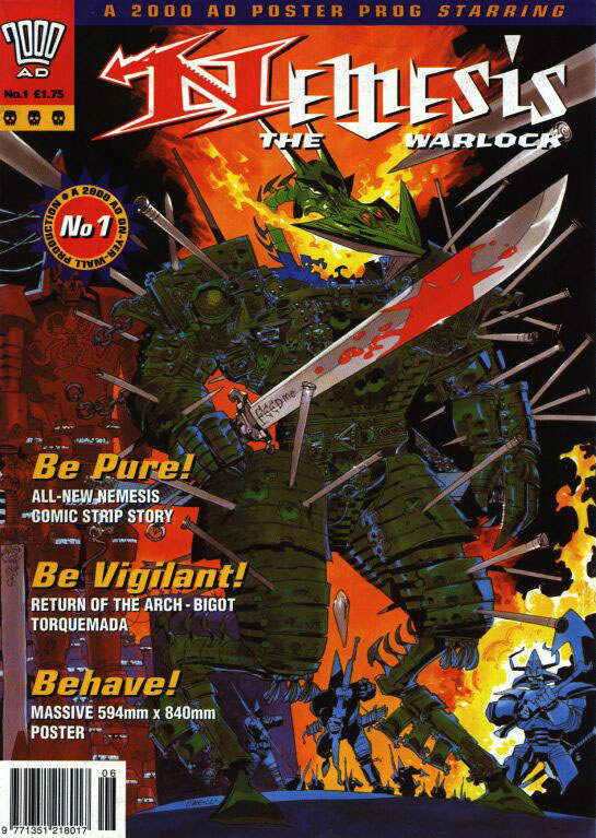 Nemesis the Warlock: The Poster Prog