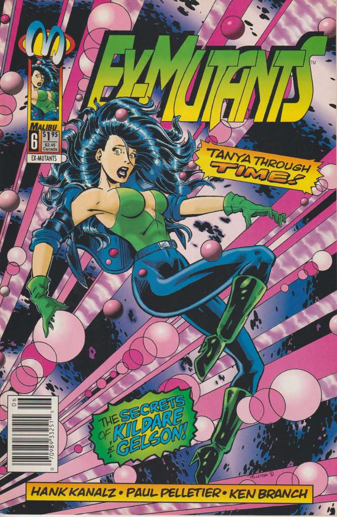 Ex-Mutants (Malibu) #6 Newsstand Edition