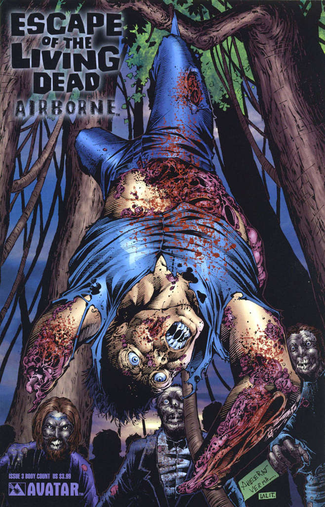 Escape of the Living Dead: Airborne #3 Variation D