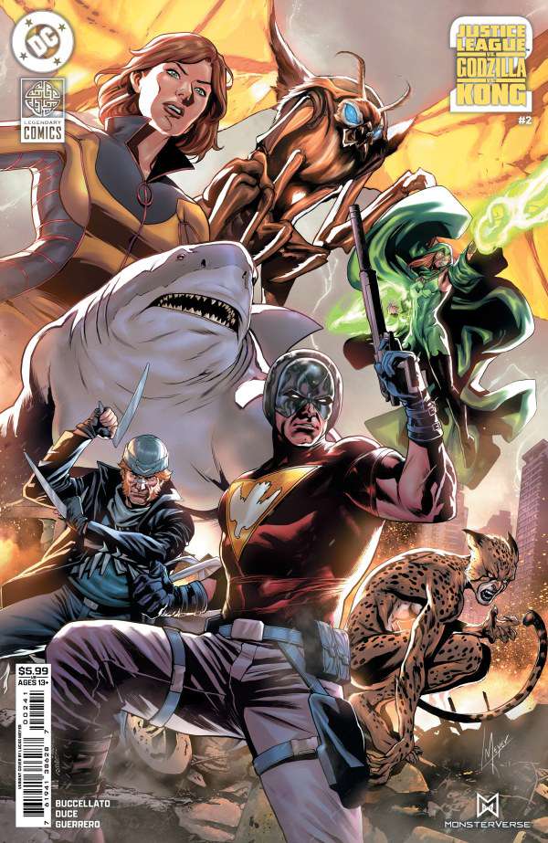 Justice League Vs. Godzilla Vs. Kong 2 #2 Variation D