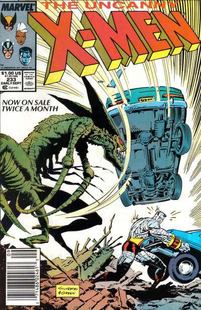 The Uncanny X-Men #233 Newsstand Edition