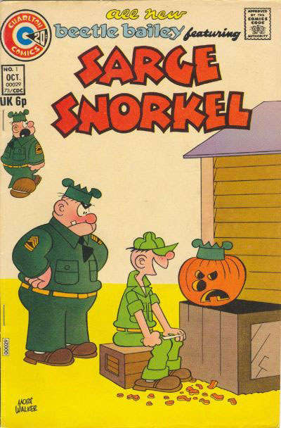 Beetle Bailey Featuring Sarge Snorkel
