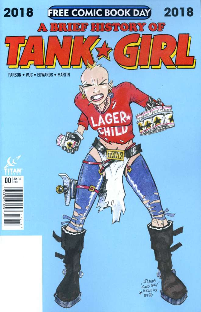 Tank Girl Free Comic Book Day: A Brief History of Tank Girl #2018