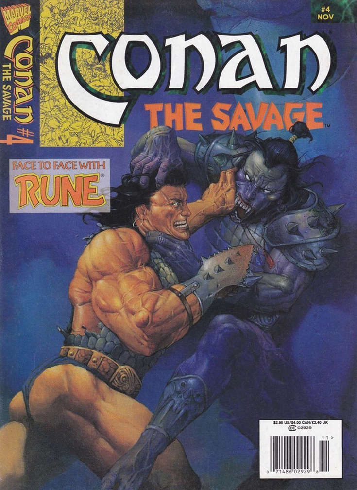 Conan the Savage #4 Newsstand Edition
