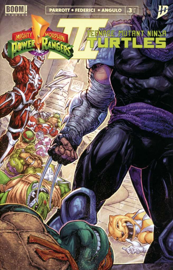 Mighty Morphin Power Rangers/Teenage Mutant Ninja Turtles III #3 Variation B