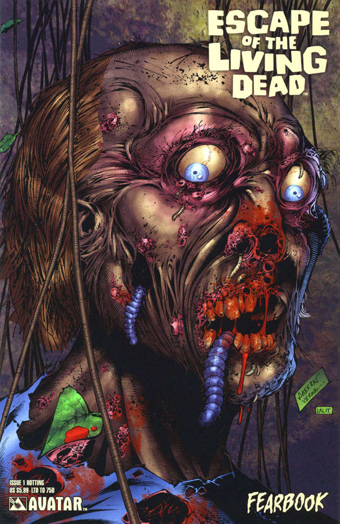 Escape of the Living Dead Fearbook #1 Variation J