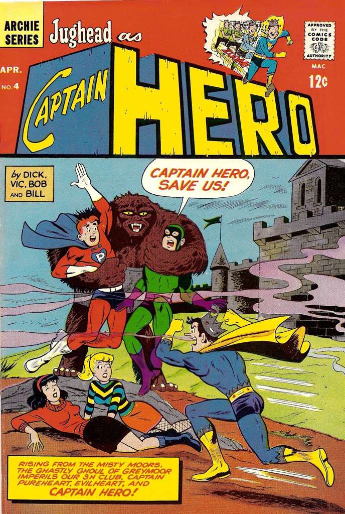 Jughead as Captain Hero #4