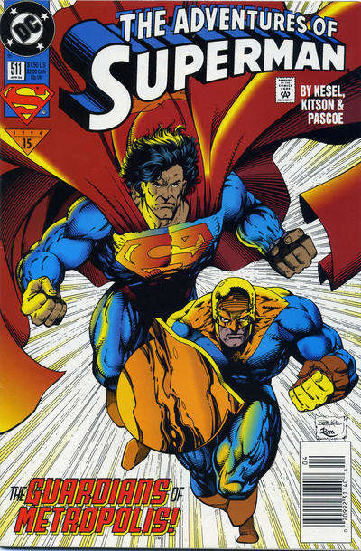 Adventures of Superman #511 Newsstand Edition