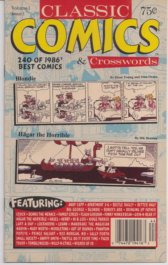 Classic Comics &amp; Crosswords (weekly)