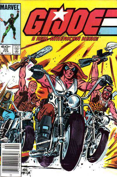 G.I. Joe, a Real American Hero #32 Newsstand Edition