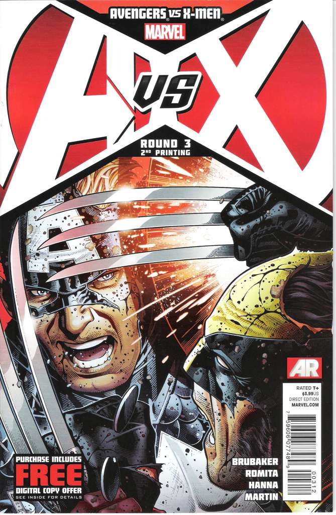 Avengers vs. X-Men #3  - 2nd printing