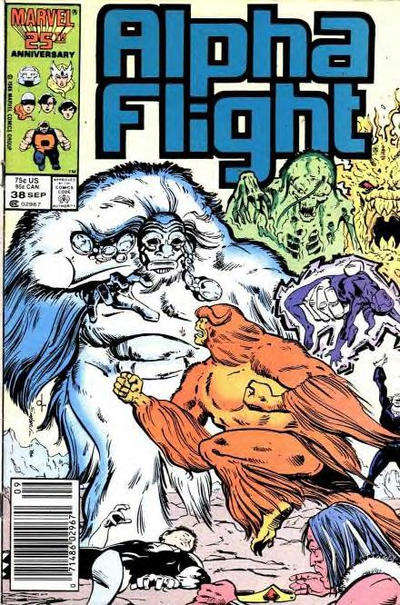 Alpha Flight (1st Series) #38 Newsstand Edition