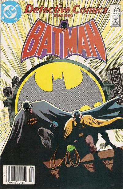 Detective Comics #561 Newsstand Edition