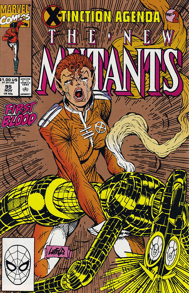 The New Mutants #95  - 2nd printing