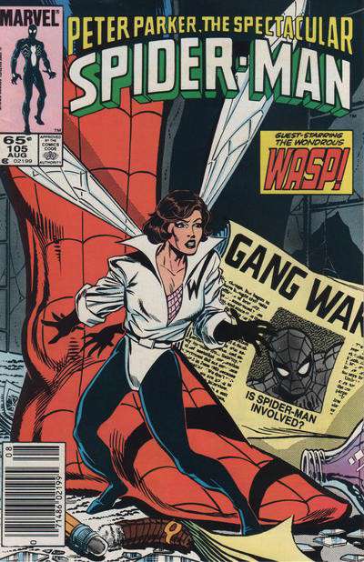The Spectacular Spider-Man #105 Newsstand Edition