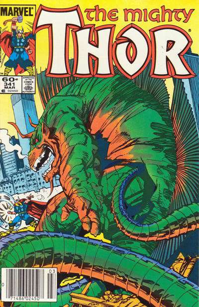 Thor #341 Newsstand Edition