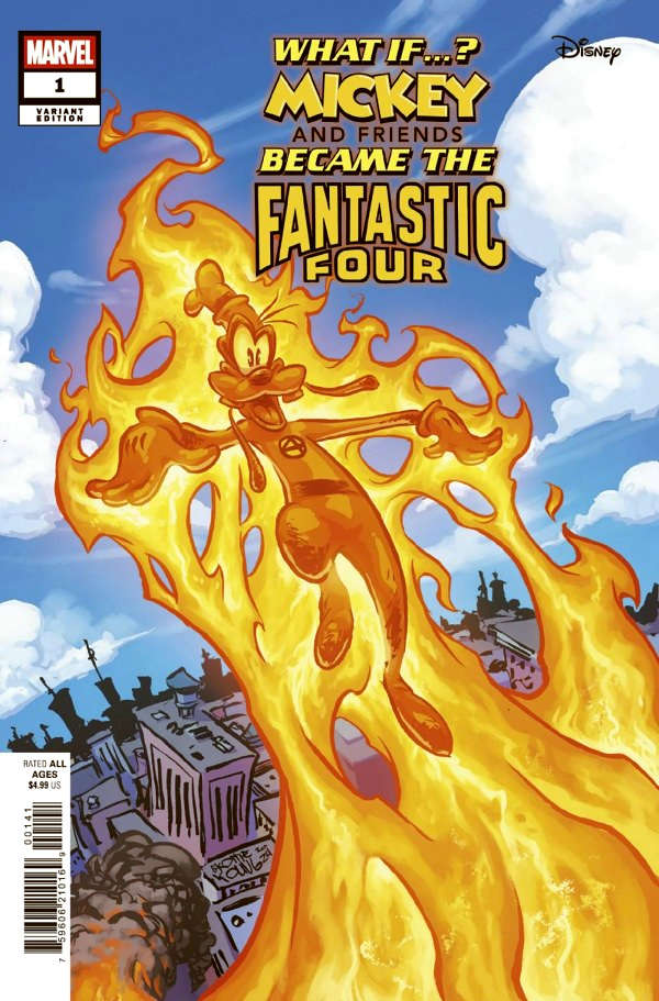Marvel & Disney: What If…? Mickey & Friends Became the Fantastic Four #1 Variation C