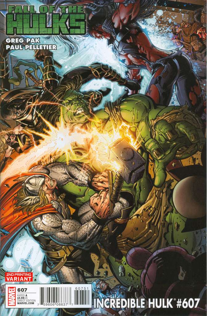 The Incredible Hulk #607  - 2nd printing