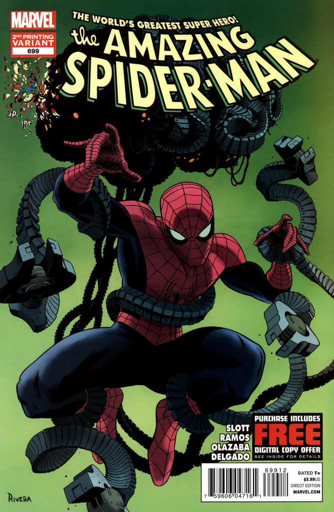 The Amazing Spider-Man #699  - 2nd printing