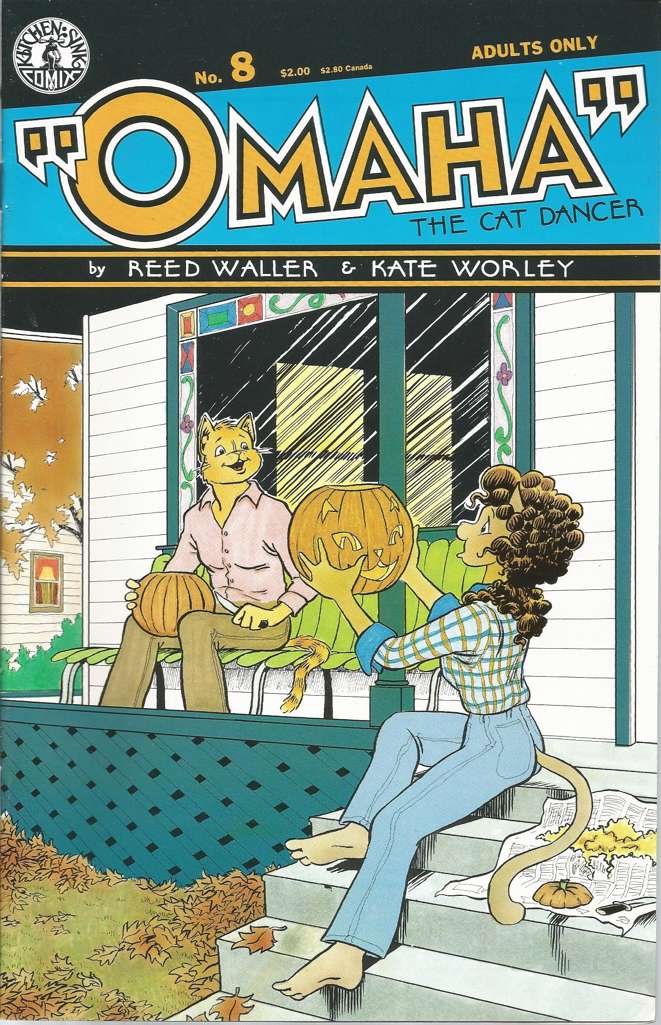Omaha the Cat Dancer (Kitchen Sink) #8