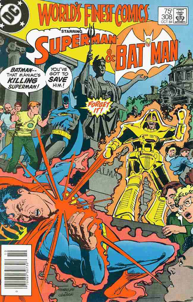 World’s Finest Comics #308 Newsstand Edition