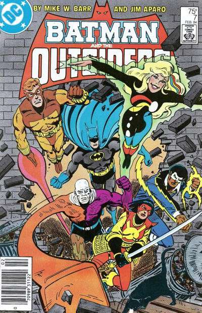 Batman and the Outsiders #7 Newsstand Edition