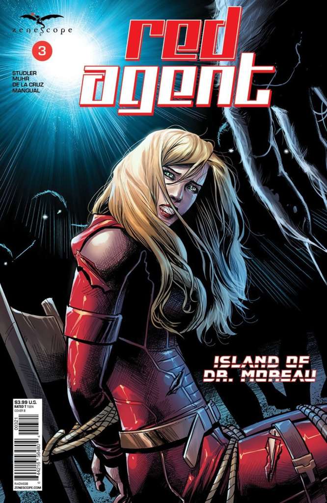Red Agent: Island of Dr. Moreau #3 Variation B