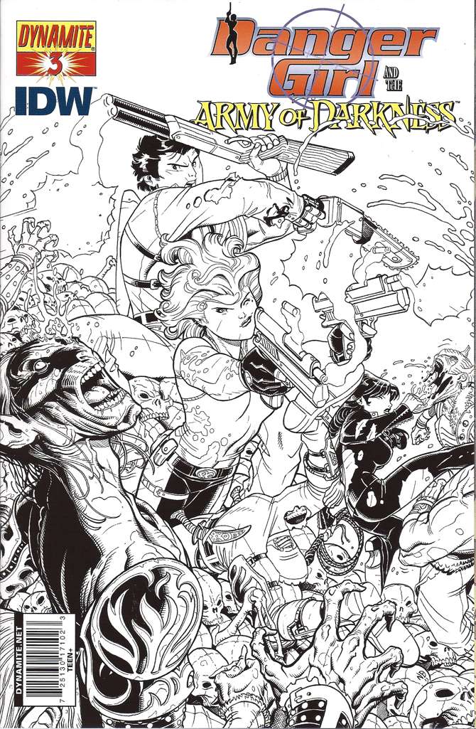 Danger Girl and the Army of Darkness #3 Variation D