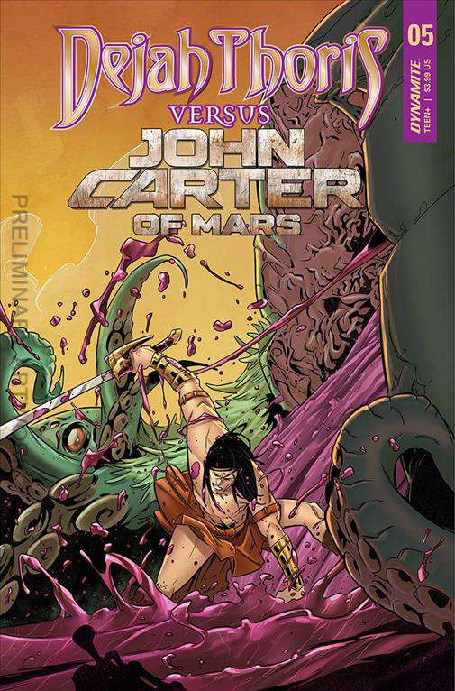 Dejah Thoris Versus John Carter of Mars #5 Variation C