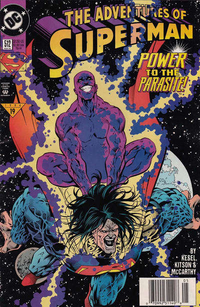 Adventures of Superman #512 Newsstand Edition