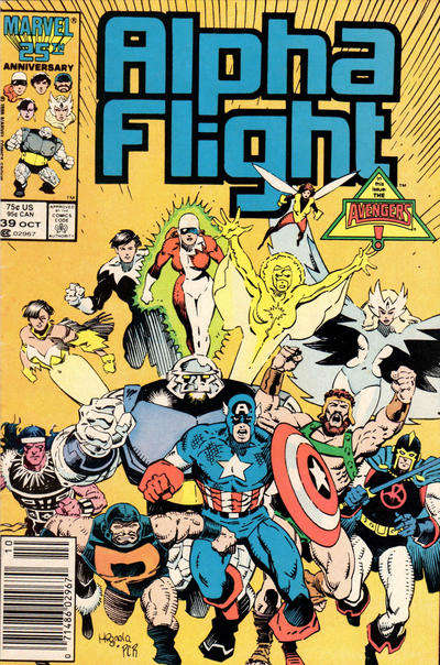 Alpha Flight (1st Series) #39 Newsstand Edition