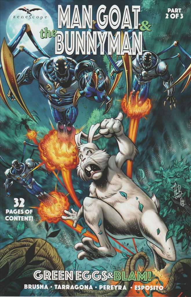 Man Goat & The Bunny Man: Green Eggs & Blam #2 Variation B