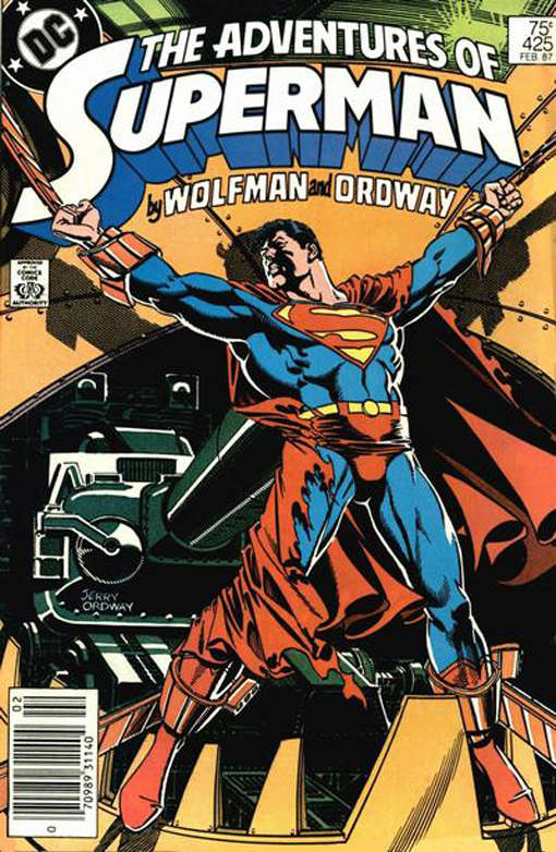 Adventures of Superman #425 Newsstand Edition