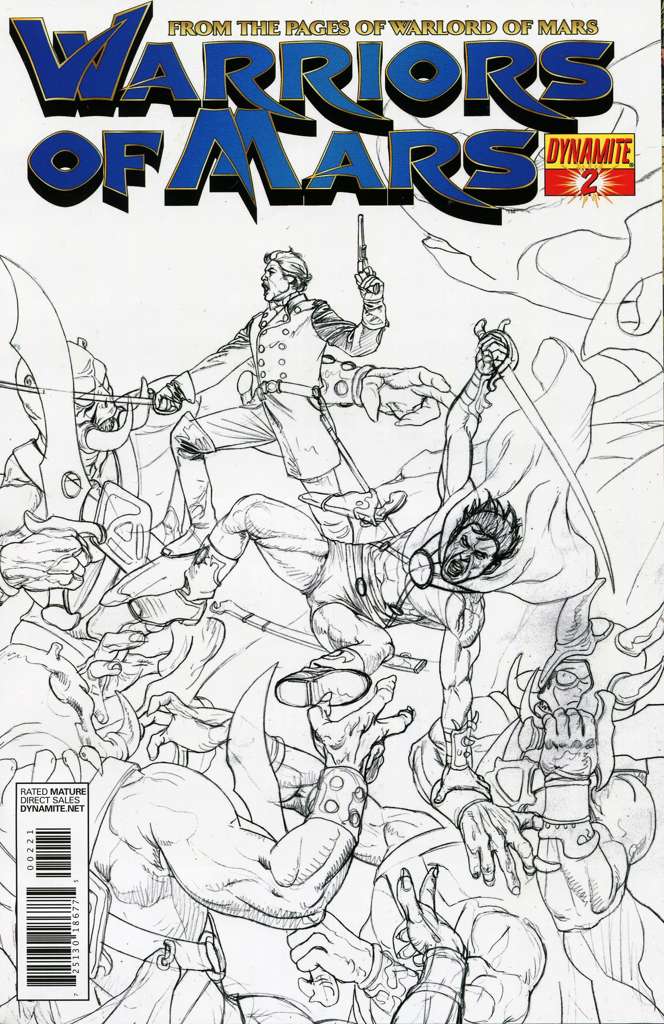 Warriors of Mars #2 Variation B