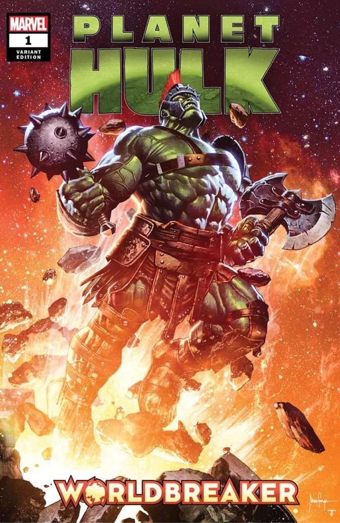 Planet Hulk: Worldbreaker #1 Variation G