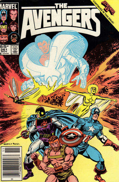 The Avengers #261 Newsstand Edition