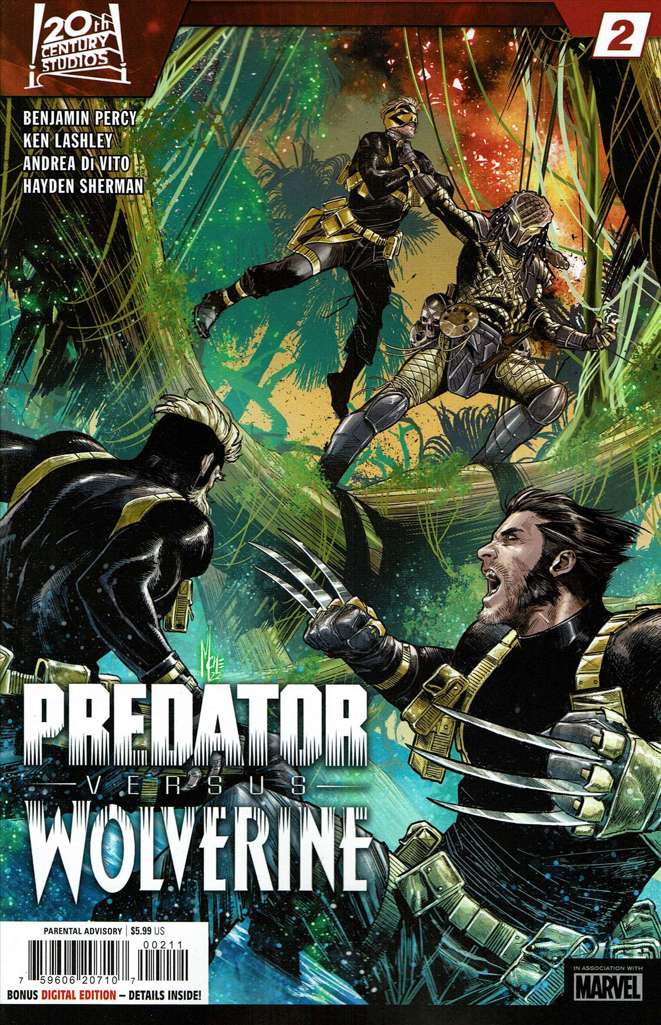 Predator Vs. Wolverine #2