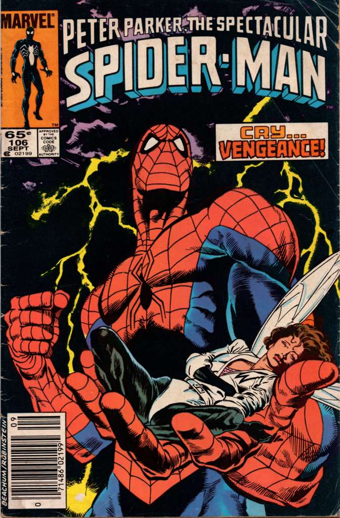 The Spectacular Spider-Man #106 Newsstand Edition